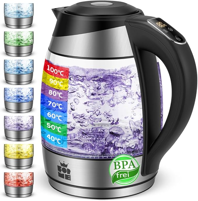 Wasserkocher mit Temperatureinstellung