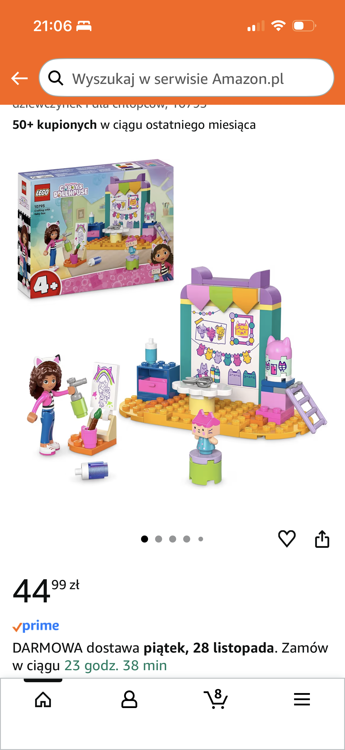 Klocki Lego koci domek Gabi