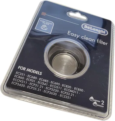 De'Longhi DeLonghi EC680 Dedica Filtre pour machine à expresso 15 bars 2 tasses