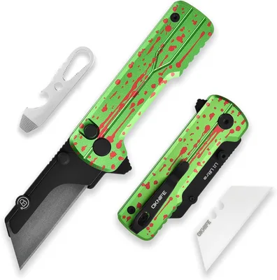 OKNIFE U1 Ultra Couteau pliant EDC (VERT ZOMBIE)