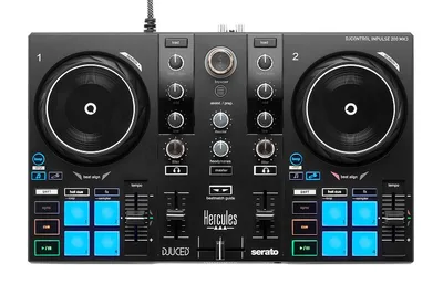 Hercules DJControl Inpulse 200 MK3 - Controlador de DJ ideal con Serato