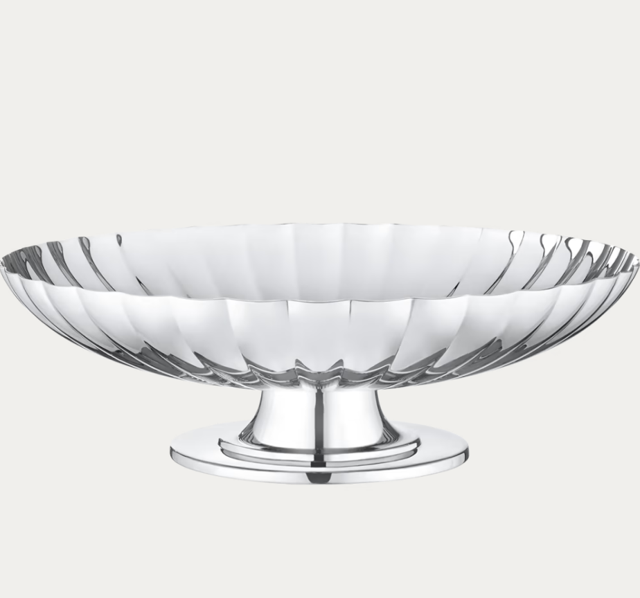 Georg Jensen zardiniera ze stali / Georg Jensen Dish on Stand